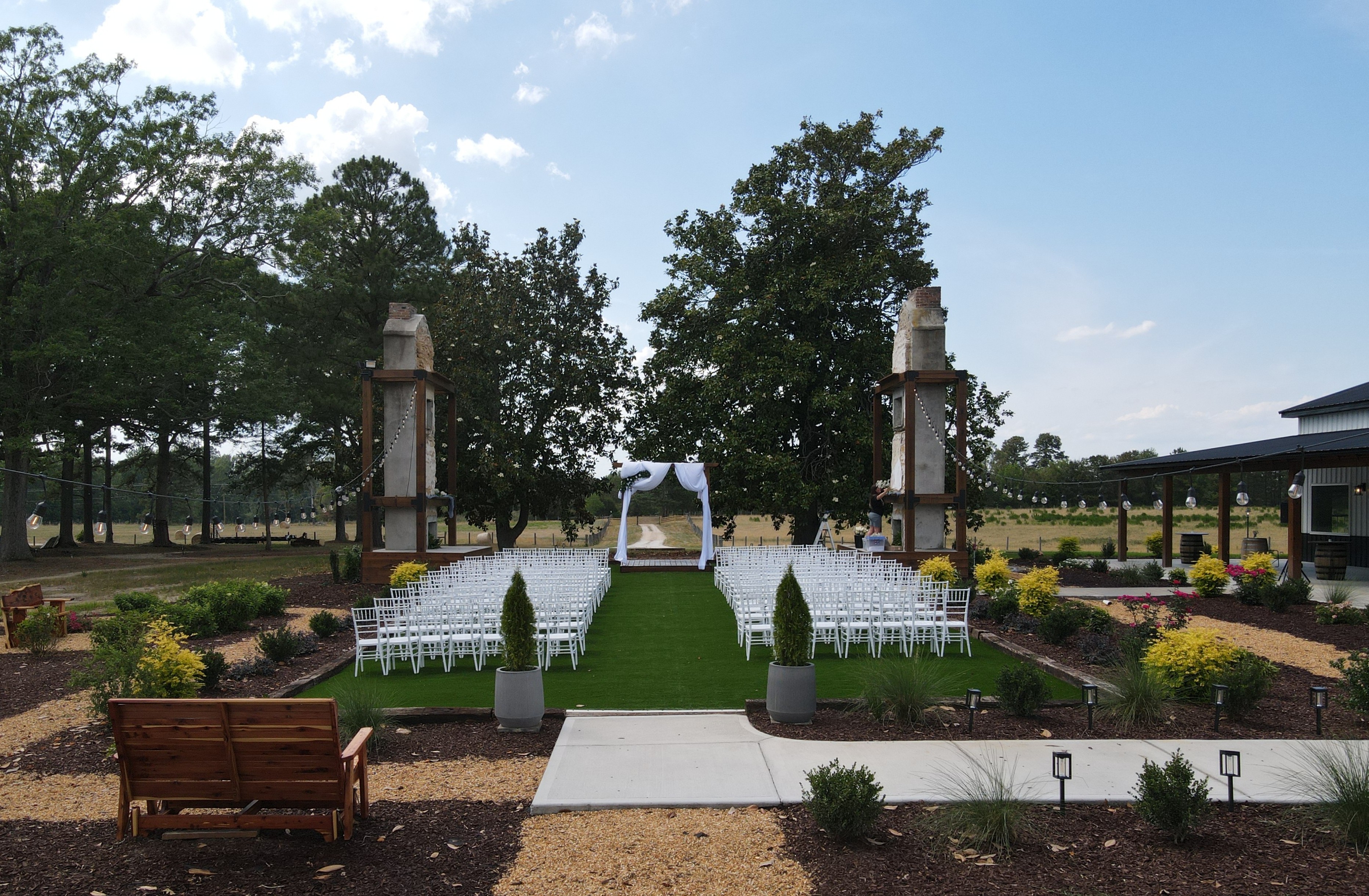 Ceremony aisle
