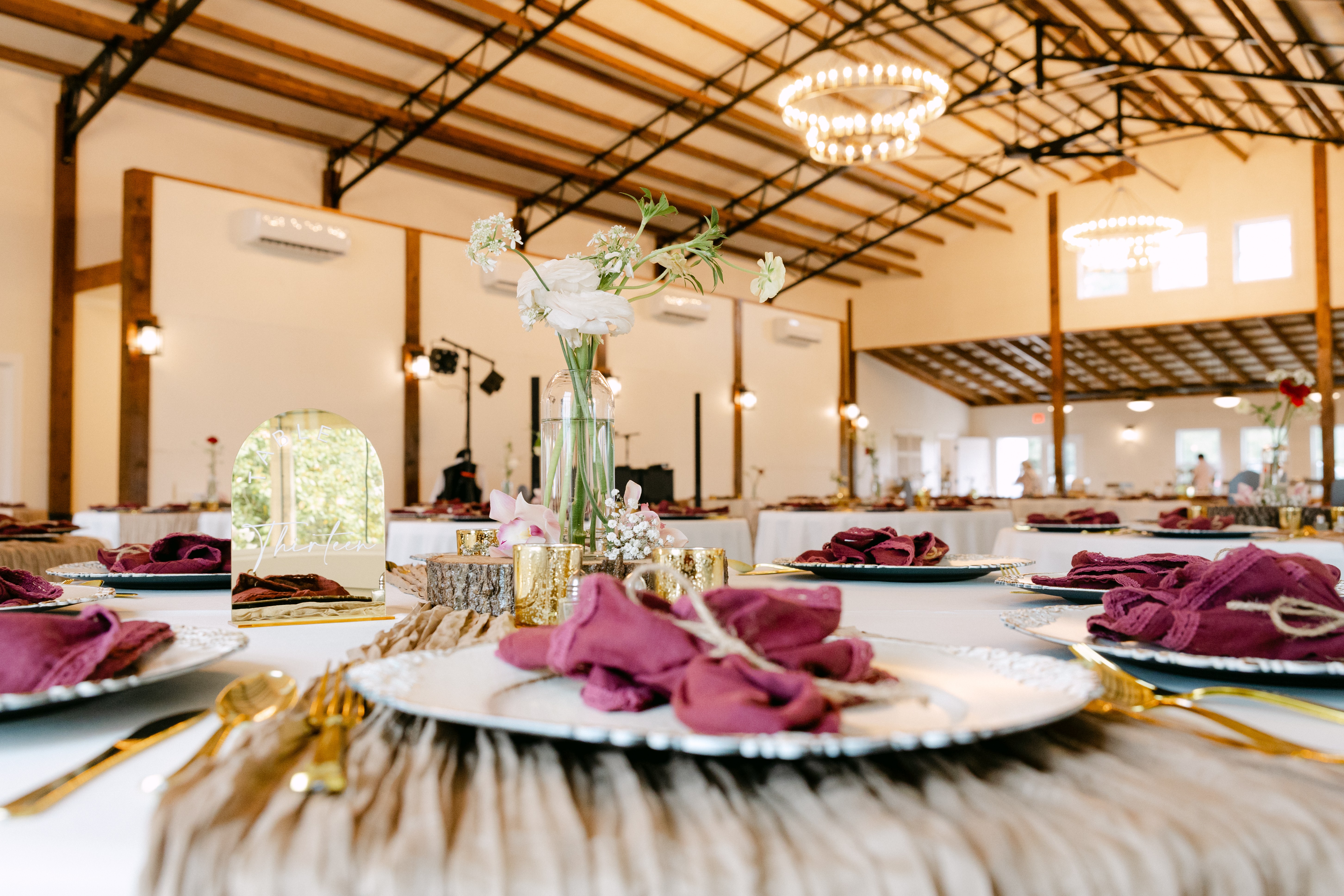 Reception tables
